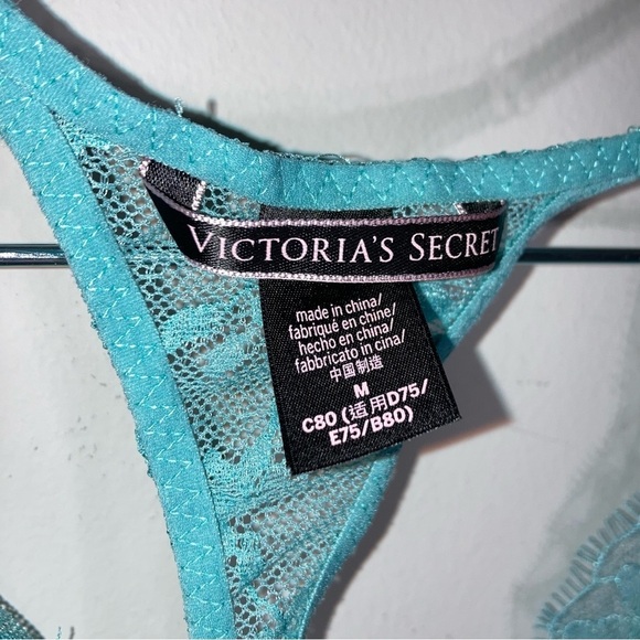 VICTORIA'S SECRET | Blue Sheer Lace Babydoll Lingerie - Picture 9 of 14